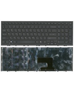 Клавиатура для ноутбука Sony Vaio VPC EH VPCEH черная с черной рамкой Оем