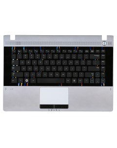 Клавиатура для ноутбука Samsung RC410 топ панель серая Оем