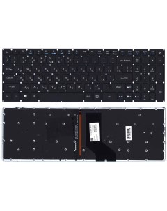 Клавиатура для ноутбука Acer Aspire VN7 593G черная с подсветкой Оем
