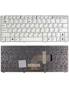 Клавиатура для ноутбука Asus Eee PC 1101 1101HA N10 N10E N10J белая Оем