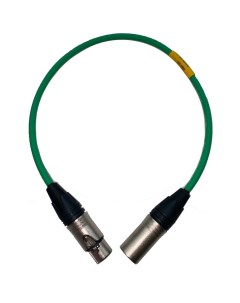 Кабель аудио 1xXLR 1xXLR XLR3F XLR3M green 0 5m Gs-pro