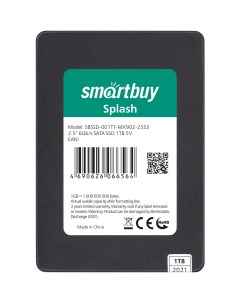 SSD накопитель Splash mk1 2 5 1 ТБ SBSSD 001TT MX902 25S3 Smartbuy