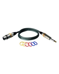 Кабель аудио 1xJack 1xXLR RCL30385 D6 F 5 0m Rockcable