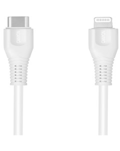 Кабель USB C Apple 8 pin PD 3 0 MFI 4 18W 1 2 м белый Canyon