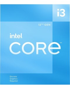 Процессор Core i3 12100F ОЕM Intel
