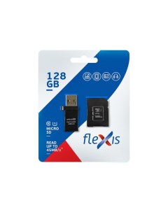 Карта памяти Micro SDHC 128Гб FX128GMSDXCU1 Flexis