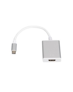 Адаптер USB Type C HDMI M F 0 1м Silver AT3888 Atcom