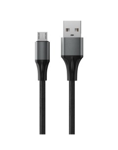 Кабель micro usb usb AM24 F100M 1 м черный Accesstyle