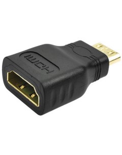 Адаптер переходник BR 02 HDMI F mini HDMI M Черный Gsmin