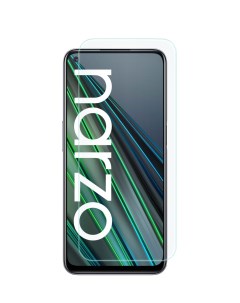 Защитное стекло для Realme Narzo 30 прозрачное без рамки Mobileocean