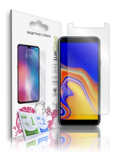 Защитное стекло на Samsung Galaxy J4 plus 2018 на плоскую часть экрана 82534 Luxcase