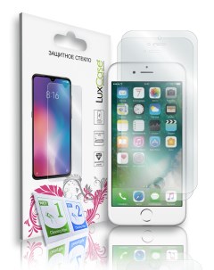 Защитное стекло на iPhone 6 6S 7 8 SE 2020 Без рамки Комплект 2шт 83067 Luxcase