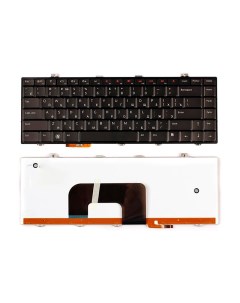 Клавиатура для ноутбука Dell Studio 14 14z 1440 1450 1457 черная с подсветкой Nobrand