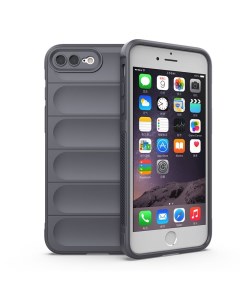 Чехол Flexible Case для iPhone 7 Plus 8 Plus серый Black panther
