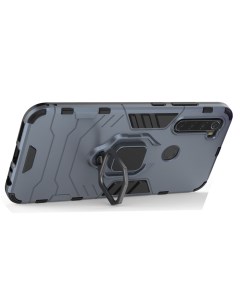 Противоударный чехол с кольцом Panther Case для Xiaomi Redmi Note 8 Black panther