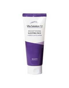 Ночная маска для лица Vita Solution 12 Brightening Sleeping Pack 180 Jigott