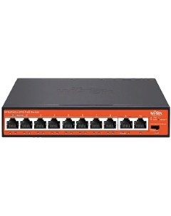 Коммутатор неуправляемый WI PS210 v4 PoE 120Вт порты 8 PoE FE 2FE режим 250м и VLAN Watchdog v4 Wi-tek