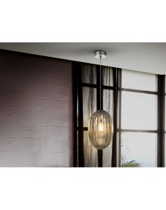 Подвесной светильник Ovila янтарный 1L 20 см Schuller