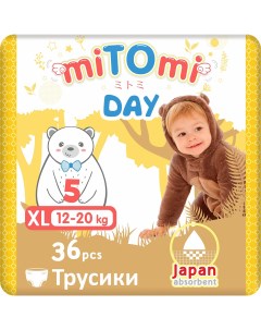 Подгузники трусики Day XL 12 20 кг 36 шт Mitomi