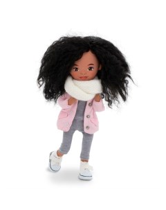 Мягкая кукла Tina в розовой куртке 32 см Orange toys