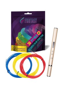 3D ручка TRINITY Золотой F FPN02G Funtasy