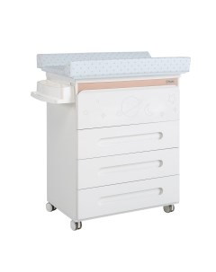 Комод Magic Mum Микуна Мэджик мам пеленальный B 1845 white waterwood dots beige Micuna