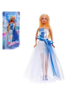 Кукла модель Анна в платье цвет синий Defa lucy