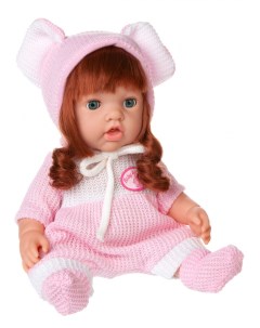 Пупс кукла Baby Ardana в розовом комбинезончике в наборе с аксессуарами 30см WJ C0057 Jiangsu holly everlasting inc.