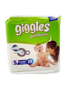 Подгузники PREMIUM Junior 11 25 кг 25 шт Giggles