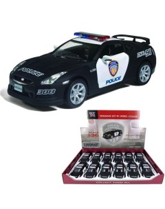 Модель 1 36 КТ5340DP Nissan GT R R35 Police Kinsmart