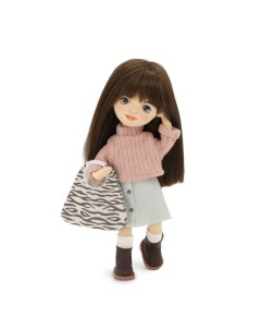Мягкая кукла Sophie В джинсовой юбке 32 см серия Весна Orange toys