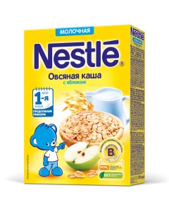 Каша молочная Овсяная с яблоком с 5 мес 220 г Nestle