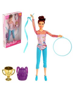 Кукла модель Гимнастка с аксессуарами МИКС Defa lucy