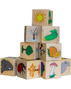 Кубики Н 13 Окружающий мир Краснокамская игрушка