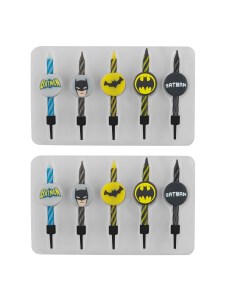 Свечи для торта DC Бэтмен набор из 10 штук Cinereplicas