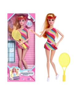 Кукла модель шарнирная Спорт сменка с аксессуарами Кнр