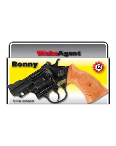 Пистолет игрушечный Bonny 12 зарядные Gun Agent 238mm упаковка короб Sohni-wicke