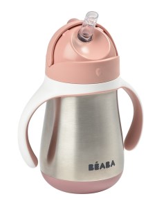 Поильник Tasse Paille INOX 250ML O PINK 913482 Beaba