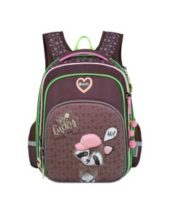 Рюкзак школьный CS23 230 8 коричневый розовый Across