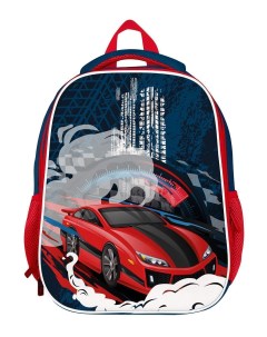 Рюкзак Schoolformat Ergonomic light 2 red ride для мальчиков 2 отделения 19 л 38x29x18