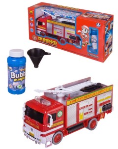 Мыльные пузыри Junfa Пожарная машина на батарейках WB A9828 Junfa toys