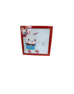 Деревянная пазл рамка магнитная Кролик 9 элементов AN02663 Рыжий кот