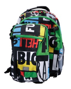 Детский рюкзак текстильный разноцветный размер 40 26 19 см Playtoday