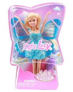 Кукла 8121 Мини фея бабочка 22 см Defa lucy