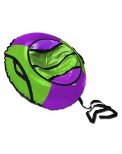 Санки ватрушка серия Спорт 120см фиолетово зеленый в пакете Belon