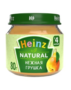 Пюре Нежная грушка 12 штук по 80 г Heinz