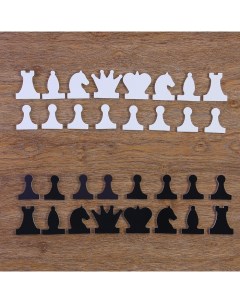 Набор магнитных фигур для демонстрационных шахмат король h 6 3 см пешка h 5 5 см Десятое королевство