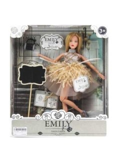 Кукла ABtoys Emily Вечерняя серия с клатчем и аксессуарами 30см WJ 12668 Jiangsu holly everlasting inc.