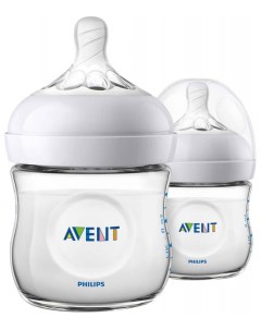 Набор бутылочек 2 шт 125мл серия NATURAL 2 0 пластик SCF030 27 Philips avent