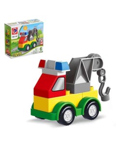 Конструктор Городской транспорт 6 деталей кран Kids home toys